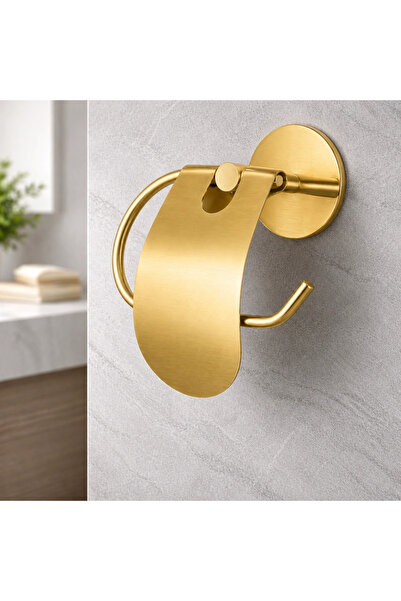 ÇELİK BANYO Pi10-007 - Piril Covered Paper Holder (Adhesive)