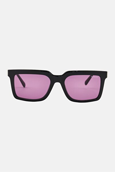 Guess Men GU00213 01Y Rectangular Sunglasses, Black