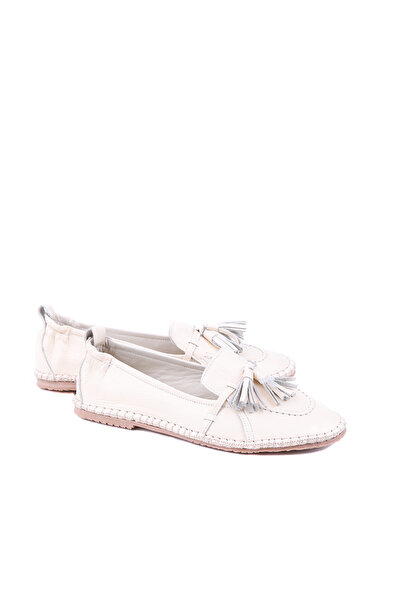 stato Γυναικεία Loafer Παπούτσια από Γνήσιο Δέρμα Zurich με Λεπτομέρεια Φούντ...