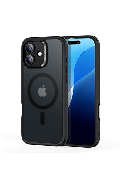 Stef's Cat Husă pentru iPhone 16, Stef's Cat, Classic Hybrid HaloLock, negru ...