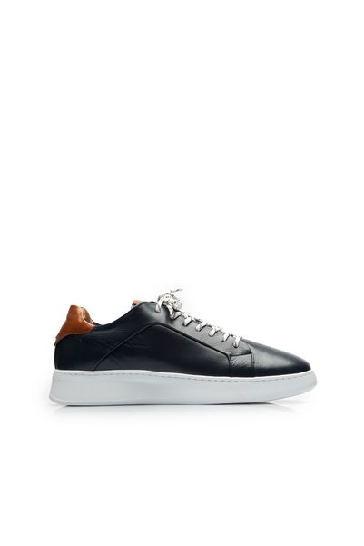 UrbanShoes Pantofi sport bărbați din piele naturală, Leofex - 628 Blue Box