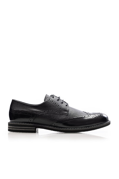 UrbanShoes Pantofi casual bărbați din piele naturală, Leofex - 979 Negru Flor...