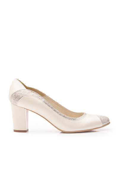 UrbanShoes Pantofi eleganți damă din piele naturală -736 Bej Box