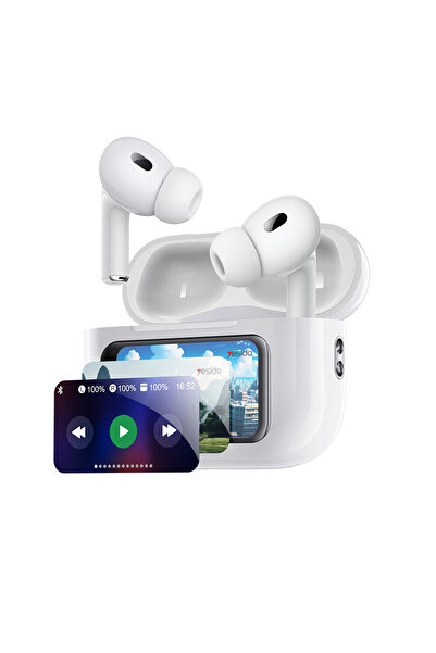 Yesido Căști wireless (TWS29) - cu ecran LCD, TWS, microfon, Bluetooth, desig...