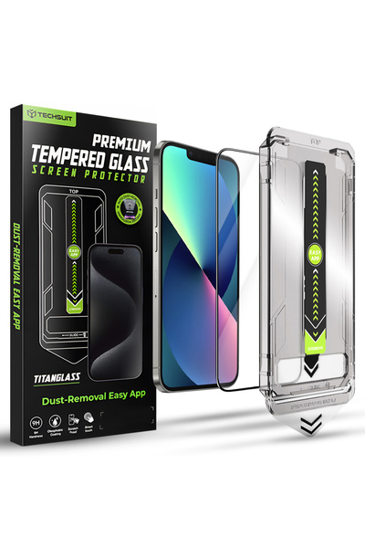 Techsuit Folie protectie pentru iPhone 13 / iPhone 13 Pro / iPhone 14, Antiso...