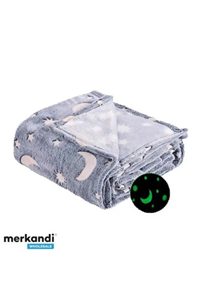 unbranded BLANKGLOW phosphorescent magic Blanket , glow in the dark, soft and...
