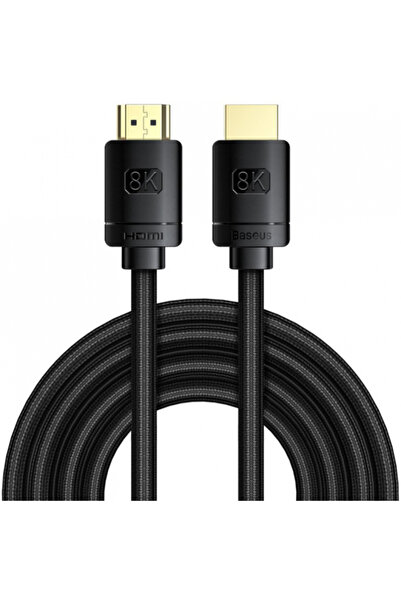 Baseus Cablu Video High Definition, HDMI - HDMI, 8K, 3m, Negru CAKGQ-L01