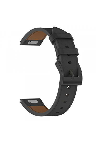 Techsuit Curea W073 pentru Huawei Watch/ Garmin Watch Series, 18mm, Neagra