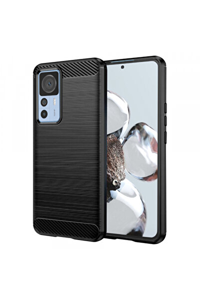 Techsuit Husa pentru Xiaomi 12t / 12t Pro, Techsuit, Carbon, Neagra