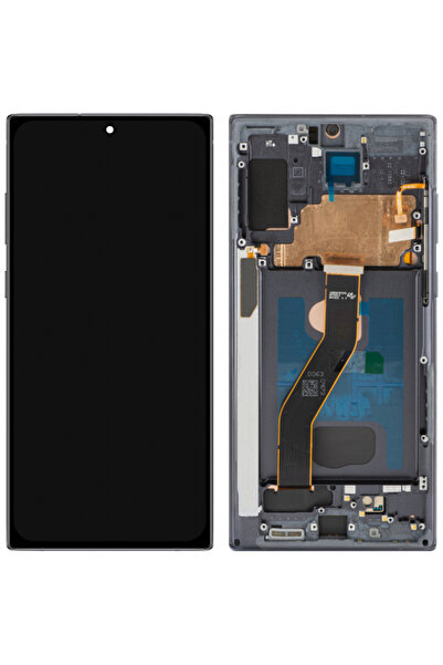 Stef's Cat Οθόνη αφής MP συμβατή με Samsung Galaxy Note 10+ N975, με πλαίσιο,...