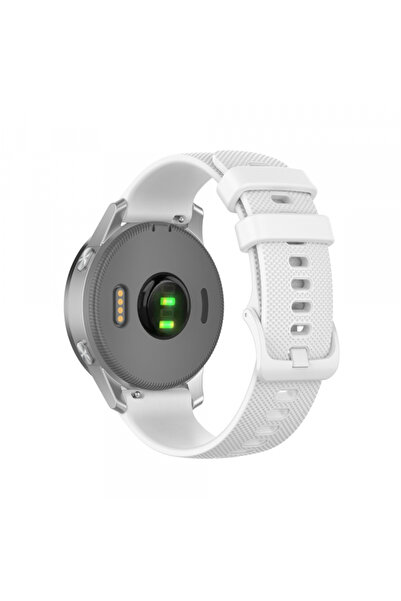 Techsuit Curea W006 pentru Huawei Watch/ Garmin Watch Series, Alba