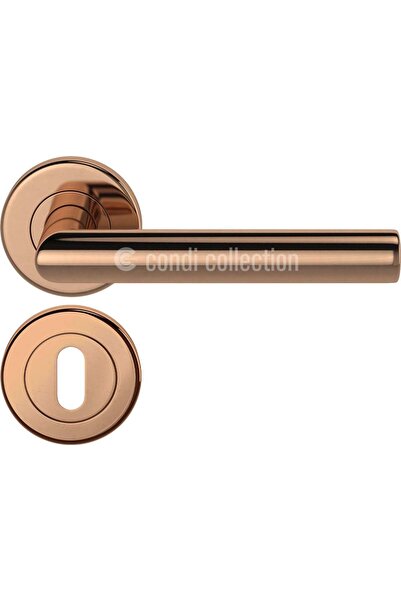 Condi Collection 101 مقبض باب من الفولاذ المقاوم للصدأ بلون برونزي PVD