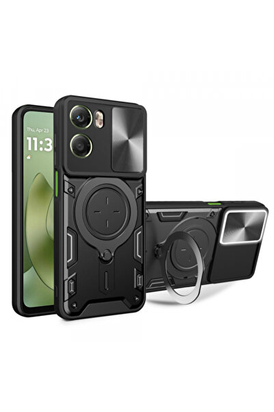 Stef's Cat Husa pentru Motorola Moto G06, Stef's Cat, CamGuard Pro, Neagra