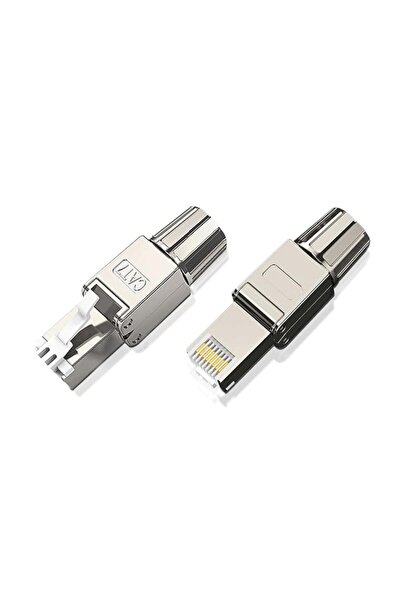 Koodmax Cat7 Cat6a Metal Rj45 Konnektör 10 Gigabit Poe Ethernet Jack