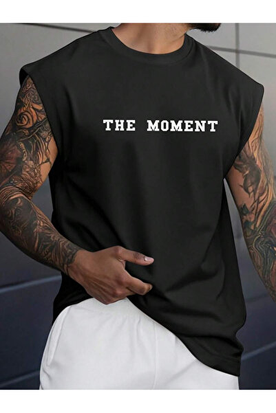 bellanova Printed Sleeveless Tshirt Men's Zero Sleeve Clothing Sportswear Ove...