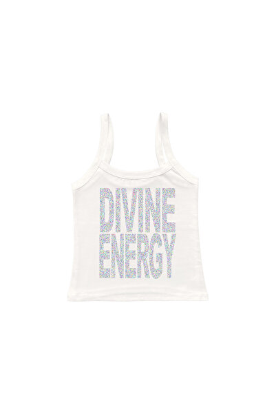 lethestudios Divine Energy Baskılı Askılı Bluz