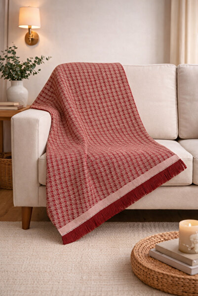 Hig Store Laurel Pamuklu Koltuk Pike Örtüsü 180x220 Doğal Dokulu