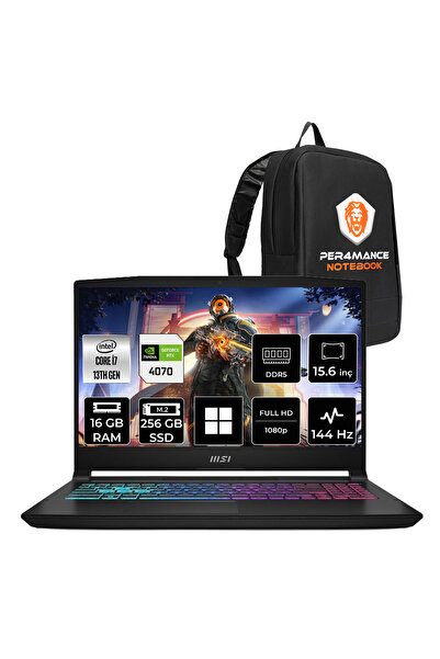 MSI KATANA 15 B13VGK i7 13620H 16GB 256GB SSD RTX4070/8GB 15.6" FHD 144Hz W11...