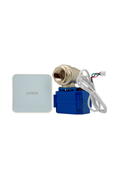 U-PROX Valve DN15 Kablosuz Akıllı Su Vanası (Telefondan Kontrollü ve Pilli)