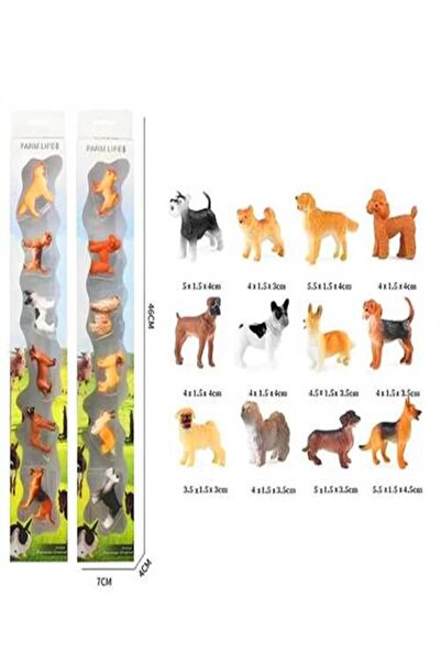 Banadabak Farm Life Kz956-019F Köpek Figür Set 6 Parça Kutulu 3+ (1 Adet Fiya...