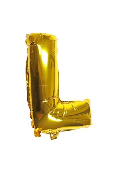 OEM Balon Auriu cu Litera L (40cm)