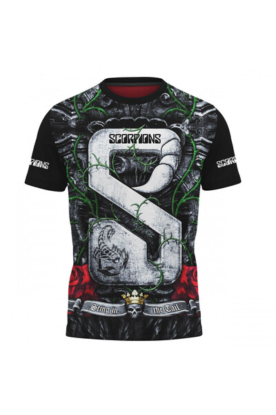 OEM Tricou barbati Scorpions , maneca scurta multicolor H036
