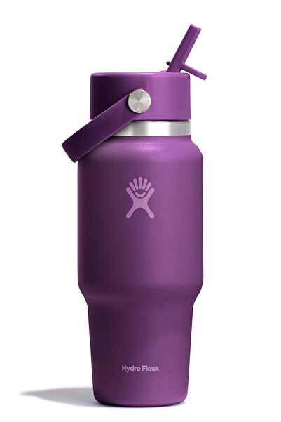 Hydro Flask Geniş Kapak Pipetli Seyahat Tipi Termos 710 ml (24 Oz) - Beachplu...