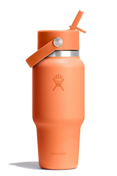 Hydro Flask Geniş Kapak Pipetli Seyahat Tipi Termos 710 ml (24 Oz) - Nectar T...
