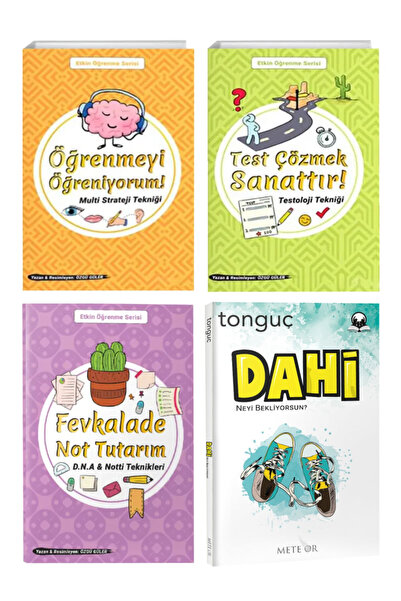 Tonguç Yayınları Etkin Öğrenme Serisi: Öğrenmeyi Öğreniyorum+Test Çözmek Sana...