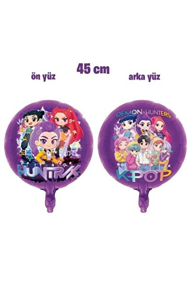 parti show K-Pop Demon Hunters Folyo Balon 45 cm