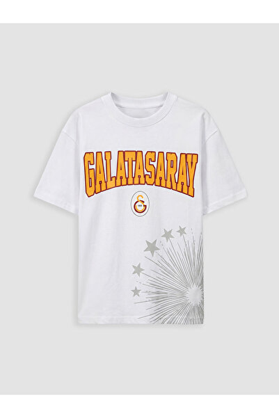LC Waikiki Λευκό μπλουζάκι για αγόρια με στάμπα Galatasaray από το κατάστημα ...