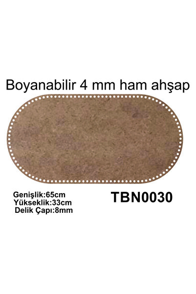 STENCİLTASARIM Stencil Tasarım 4 mm Lazer Kesim Ham Ahşap Penye İp Puset, Sep...