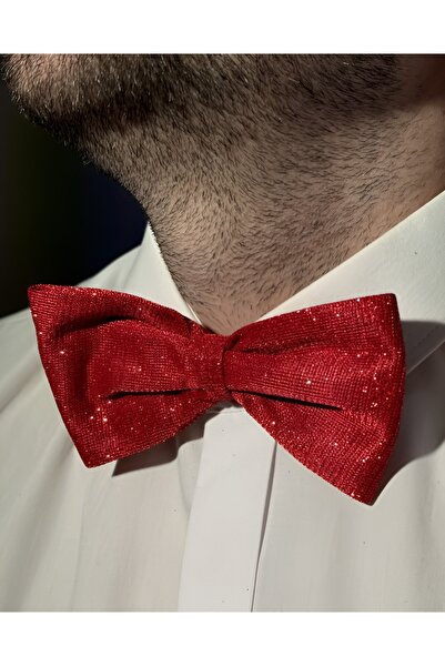 Lolipop Butik Simli Lastikli Papyon kravat