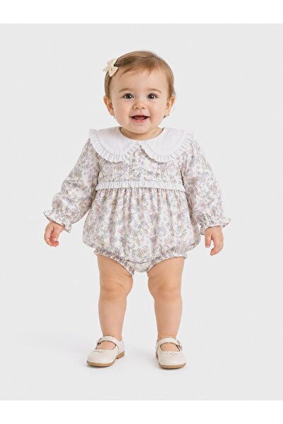 OUTLET Isis Baby Girl Floral Jumpsuit100% Cotton