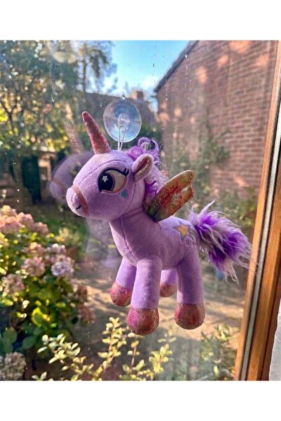 Toy 30 cm Unicorn vantuzlu Pelus