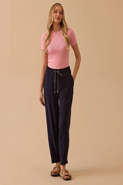 Rain and River Lace-Up Ankle-Length Sweatpants