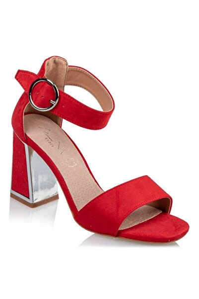 Miss NV SHOES MISS NV Γυναικεία Πέδιλα V37-11405-30 Κόκκινο Καστόρι