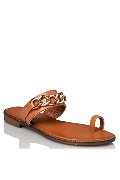 Miss NV SHOES MISS NV Γυναικεία Πέδιλα Παντόφλες V96-15413-28 Κάμελ