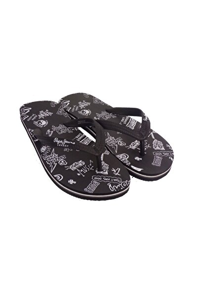 Pepe Jeans SWIMMING Ανδρικές Παντόφλες PMS70053-999 Μαύρο