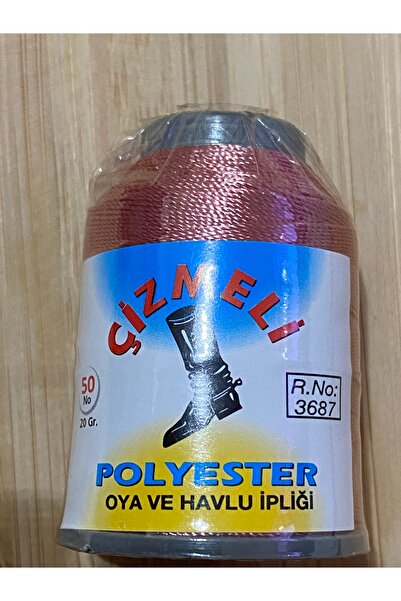 çizmeli Polyester Lace Thread, Embroidery Thread 20 Gr 3687