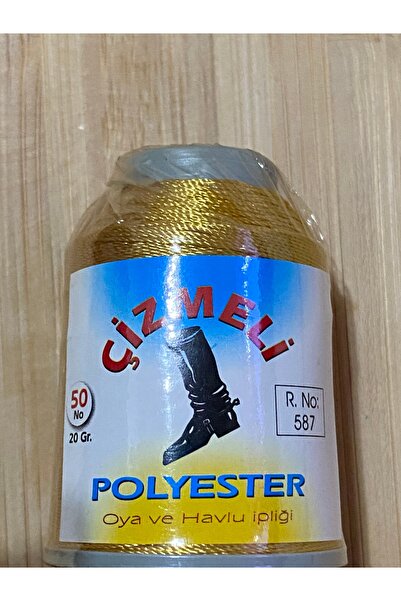 çizmeli Polyester Lace Thread, Embroidery Thread 20 Gr 587
