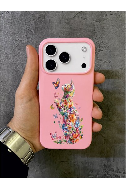 ALYACEPSTORE CASE حافظة آيفون 17 برو ماكس المتوافقة مع تصميم الفراشة والقطة و...