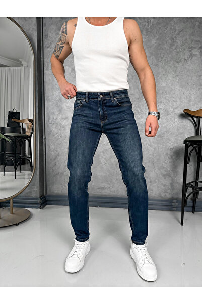 MODEFENDİ Pantaloni din denim de înaltă calitate, croială normală