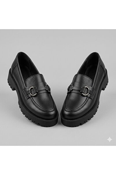 KİNDEP (İniesta) Inside and Outside Genuine Sole Casual Women's Shoes Black