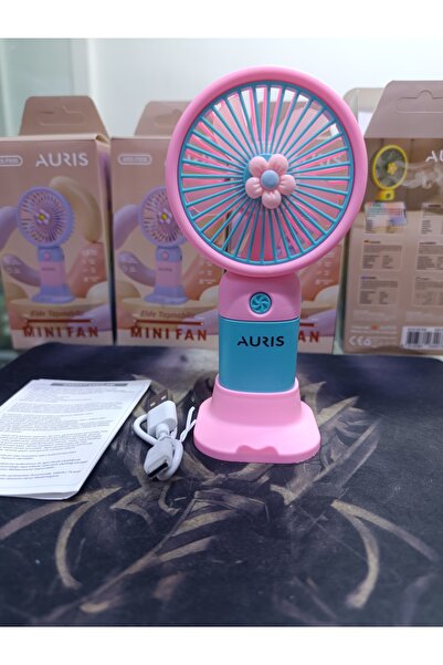 Auris Taşınabilir Fan Soğutucu Mini Vantilatör Klima Güçlü Serinletici Şarjlı...