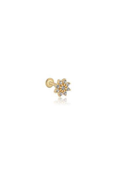 Cherry by Özkonak Papillon Altın Tragus Piercing