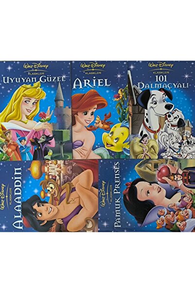 Literatürk Academia Walt Disney Klasikleri Pamuk Prenses-Alaaddin-Uyuyan Güze...