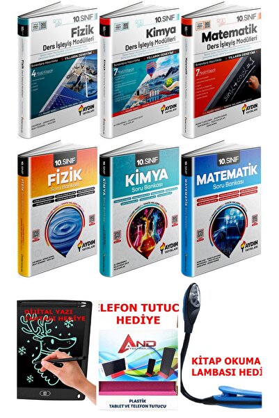Aydın Yayınları 2026-2027 Müfradat 10 Sınıf Fizik-Kimya-Matematik Ders İşleme...