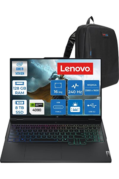 LENOVO Legion Pro 7 Intel Core I9 14900HX 128GB Ddr5 8tb SSD Geforce Rtx 4090...