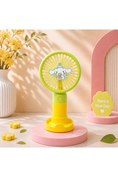 hediyeconcepti Büyük Boy Mini El Fanı USB Şarjlı Taşınabilir Güçlü Sessiz Mas...